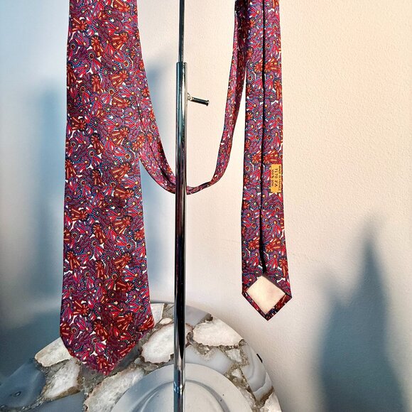 Authentic Vintage Hermes Silk Neck Tie (pick 1) - Picture 10 of 16